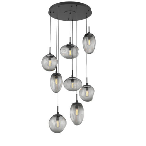 Cosmos Eight Light Pendant in Matte Black (404|CHB0065-08-MB-S-C01-E2)