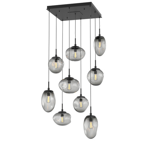 Cosmos Nine Light Pendant in Matte Black (404|CHB0065-09-MB-S-C01-E2)