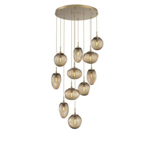 Cosmos 11 Light Pendant in Gilded Brass (404|CHB0065-11-GB-B-C01-E2)