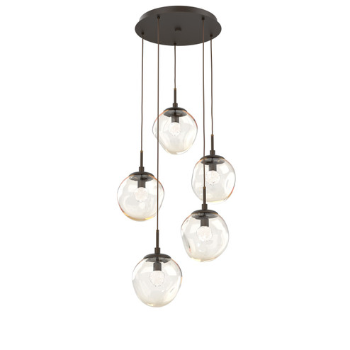 Aster LED Pendant in Flat Bronze (404|CHB0066-05-FB-FA-C01-L3)