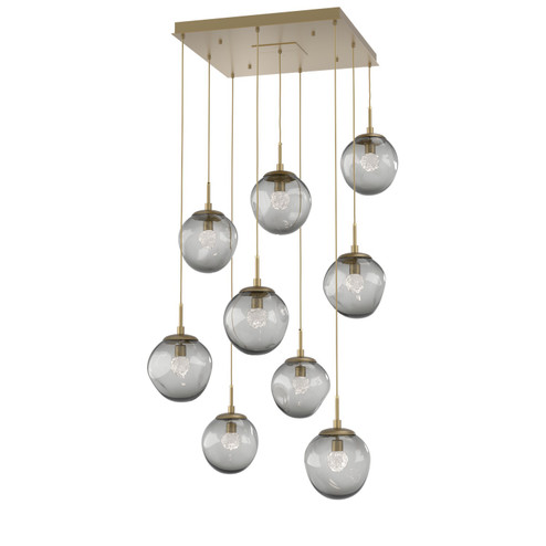 Aster LED Pendant in Gilded Brass (404|CHB0066-09-GB-FS-C01-L3)