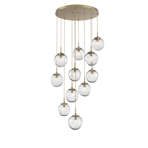 Aster LED Pendant in Gilded Brass (404|CHB0066-11-GB-FC-C01-L3)