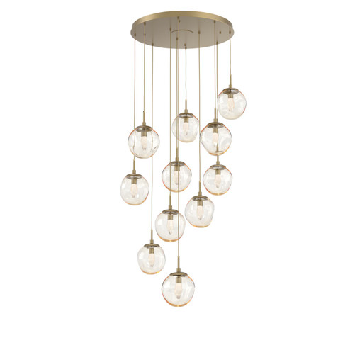 Aster LED Pendant in Gilded Brass (404|CHB0066-11-GB-GA-C01-L3)