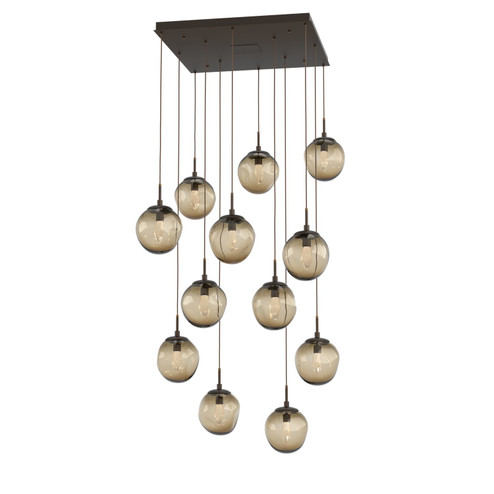 Aster LED Pendant in Flat Bronze (404|CHB0066-12-FB-GB-C01-L3)