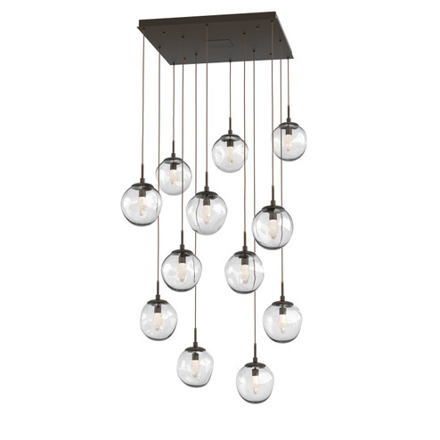 Aster LED Pendant in Flat Bronze (404|CHB0066-12-FB-GC-C01-L3)