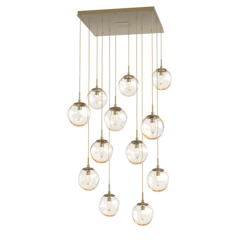 Aster LED Pendant in Gilded Brass (404|CHB0066-12-GB-GA-C01-L3)
