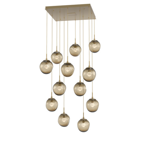 Aster LED Pendant in Gilded Brass (404|CHB0066-12-GB-ZB-C01-L1)