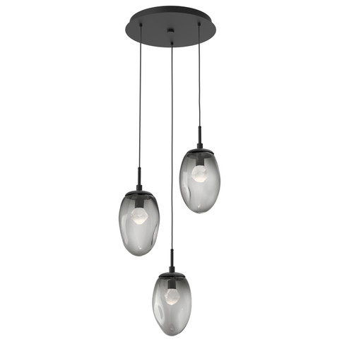 Meteo LED Pendant in Matte Black (404|CHB0067-03-MB-ZS-C01-L3)