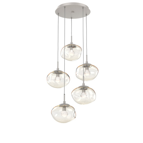 Nebula LED Pendant in Beige Silver (404|CHB0068-05-BS-ZA-C01-L1)