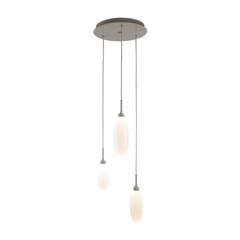 Fiori LED Pendant in Beige Silver (404|CHB0071-03-BS-WL-C01-L3)