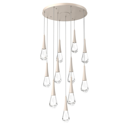 Raindrop LED Pendant in Beige Silver (404|CHB0078-11-BS-C-C01-L3)