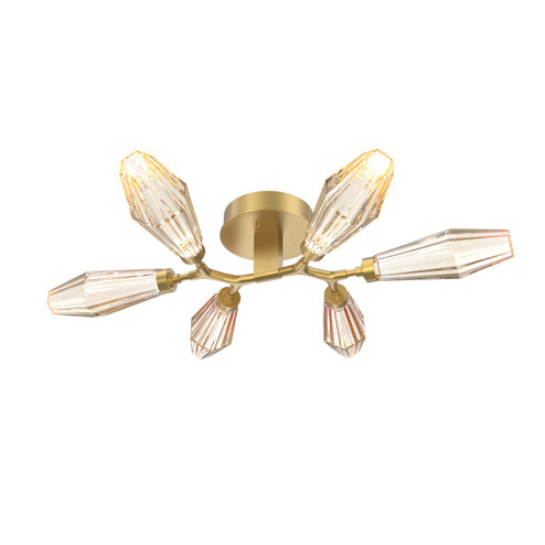 Aalto LED Flush Mount in Gilded Brass (404|CLB0049-01-GB-RA-L3)