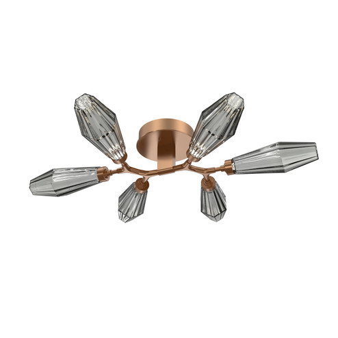 Aalto LED Flush Mount in Heritage Brass (404|CLB0049-01-HB-RS-L1)