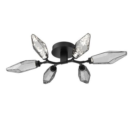 Rock Crystal LED Flush Mount in Matte Black (404|CLB0050-01-MB-CS-L3)