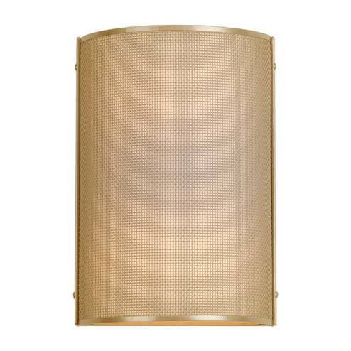 Uptown Mesh Wall Sconce in Gilded Brass (404|CSB0019-11-GB-F-E1)