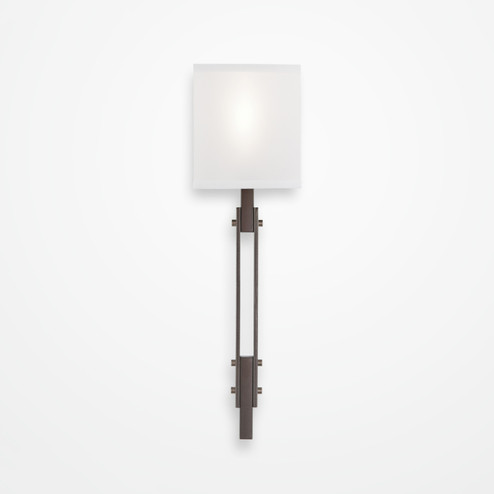 Urban Loft One Light Wall Sconce in Flat Bronze (404|CSB0026-0D-FB-BG-E2)