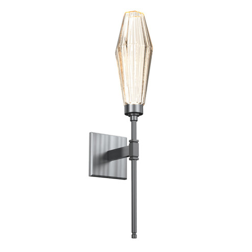 Aalto LED Wall Sconce in Gunmetal (404|IDB0049-07-GM-RA-L1)