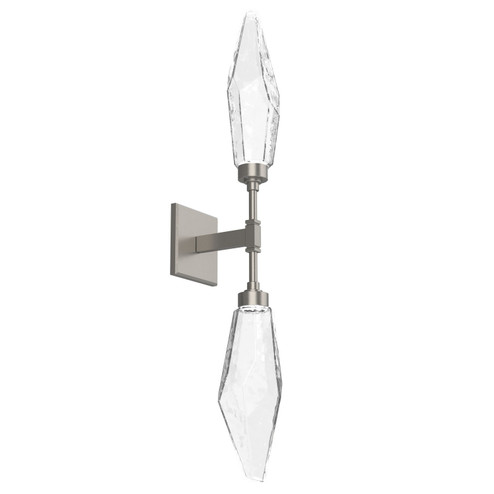 Rock Crystal LED Wall Sconce in Beige Silver (404|IDB0050-02-BS-CC-L3)