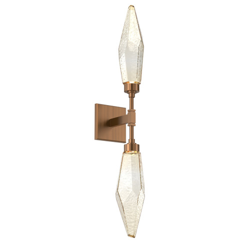 Rock Crystal LED Wall Sconce in Oil Rubbed Bronze (404|IDB0050-02-RB-CA-L1)