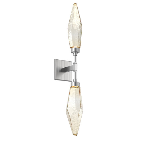 Rock Crystal LED Wall Sconce in Satin Nickel (404|IDB0050-02-SN-CA-L3)