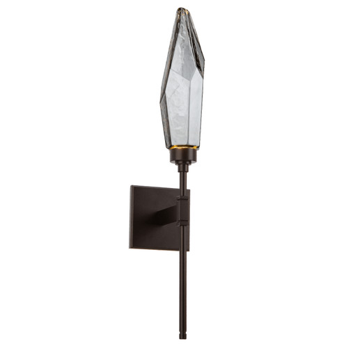 Rock Crystal LED Wall Sconce in Flat Bronze (404|IDB0050-07-FB-CS-L1)