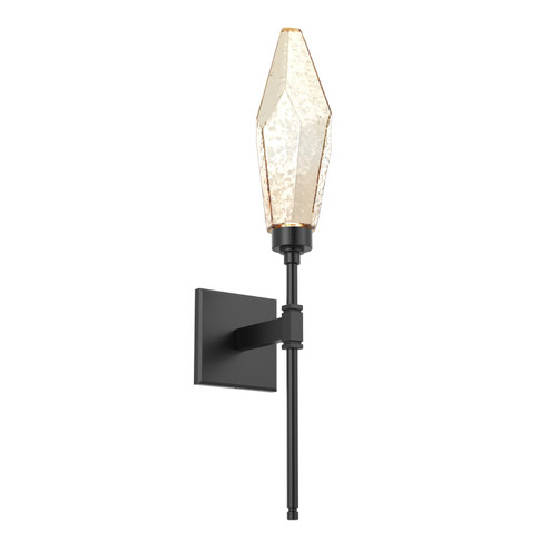 Rock Crystal LED Wall Sconce in Matte Black (404|IDB0050-07-MB-CA-L1)