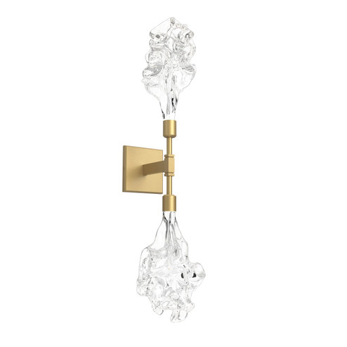 Blossom LED Wall Sconce in Gilded Brass (404|IDB0059-02-GB-BC-L3)