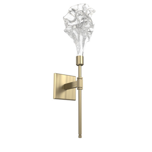 Blossom LED Wall Sconce in Heritage Brass (404|IDB0059-21-HB-BC-L3)