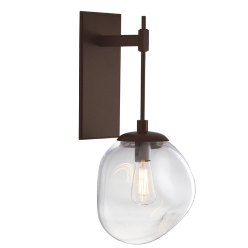 Aster One Light Wall Sconce in Flat Bronze (404|IDB0062-22-FB-C-E2)