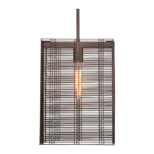 Downtown Mesh Pendant in Flat Bronze (404|LAB0020-16-FB-0-001-E2)