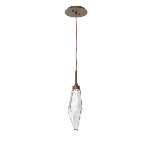 Rock Crystal LED Pendant in Flat Bronze (404|LAB0050-15-FB-CC-C01-L1)