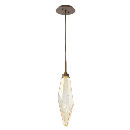 Rock Crystal LED Pendant in Flat Bronze (404|LAB0050-19-FB-CA-C01-L1)