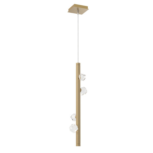 Stella LED Pendant in Gilded Brass (404|LAB0070-01-GB-CZ-CA1-L3)