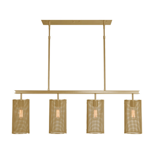 Uptown Mesh Pendant in Gilded Brass (404|PLB0019-43-GB-0-001-E2)