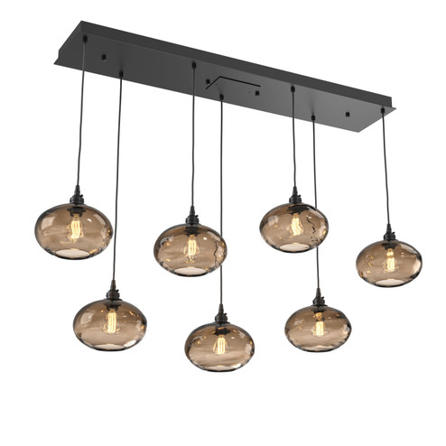 Coppa Linear Pendant in Matte Black (404|PLB0036-07-MB-OB-C01-E2)