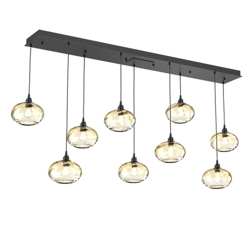 Coppa Linear Pendant in Matte Black (404|PLB0036-09-MB-OA-C01-E2)