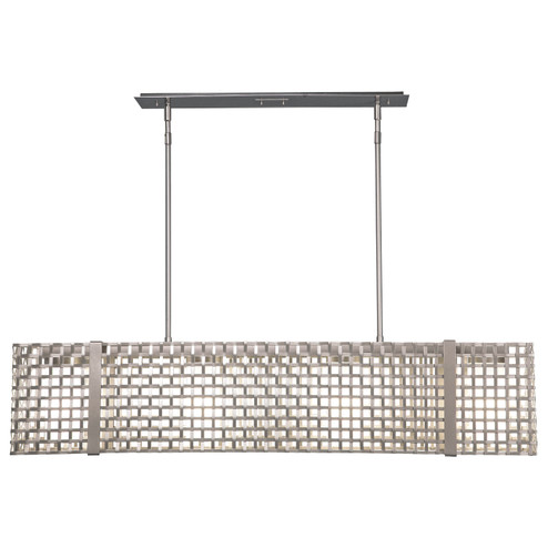 Tweed Four Light Linear Suspension in Beige Silver (404|PLB0037-45-BS-F-001-E2)