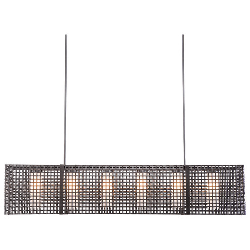 Tweed Four Light Linear Suspension in Beige Silver (404|PLB0037-73-BS-0-001-E2)