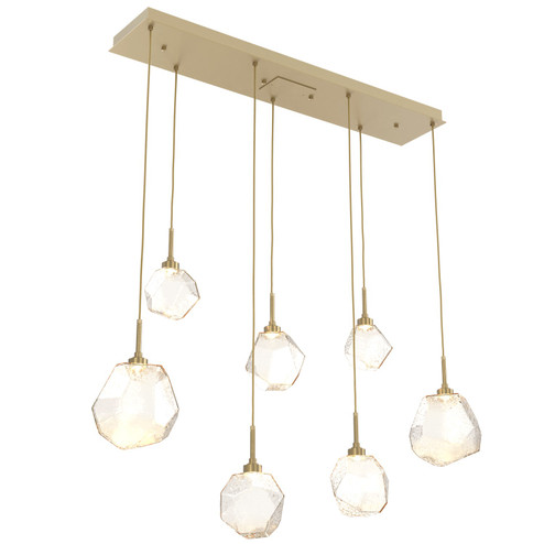 Gem LED Pendant in Gilded Brass (404|PLB0039-07-GB-A-C01-L1)