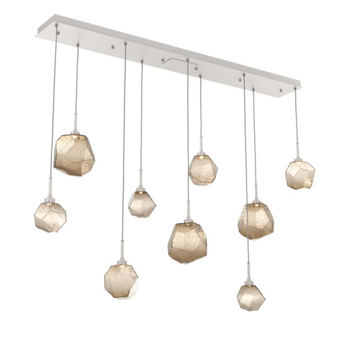Gem LED Linear Pendant in Beige Silver (404|PLB0039-09-BS-B-C01-L3)