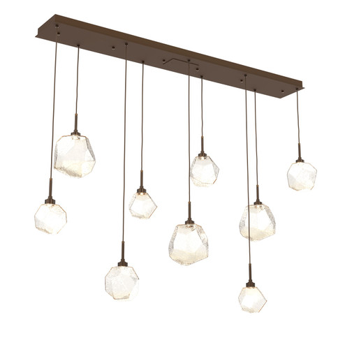 Gem LED Linear Pendant in Flat Bronze (404|PLB0039-09-FB-A-C01-L3)
