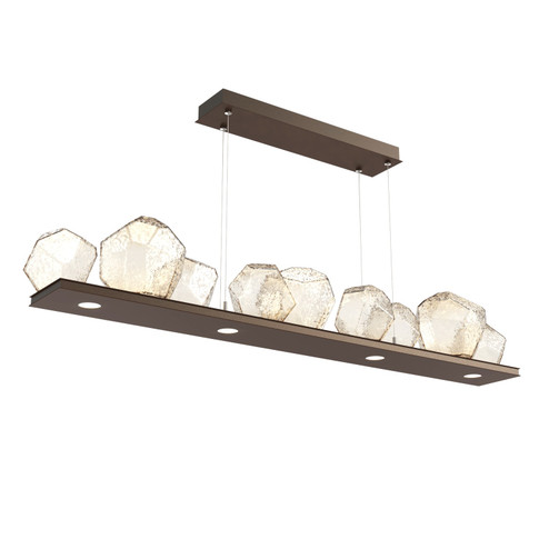 Gem LED Linear Suspension in Flat Bronze (404|PLB0039-0C-FB-A-CA1-L3)