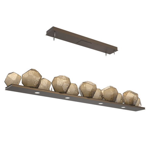 Gem LED Linear Suspension in Flat Bronze (404|PLB0039-0E-FB-B-CA1-L3)