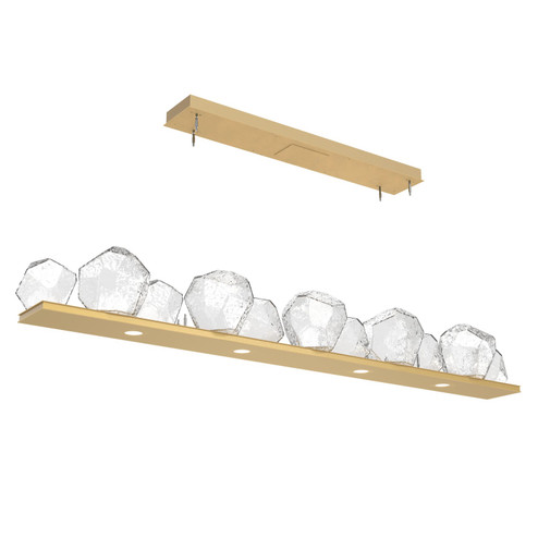 Gem LED Linear Suspension in Gilded Brass (404|PLB0039-0E-GB-C-CA1-L1)