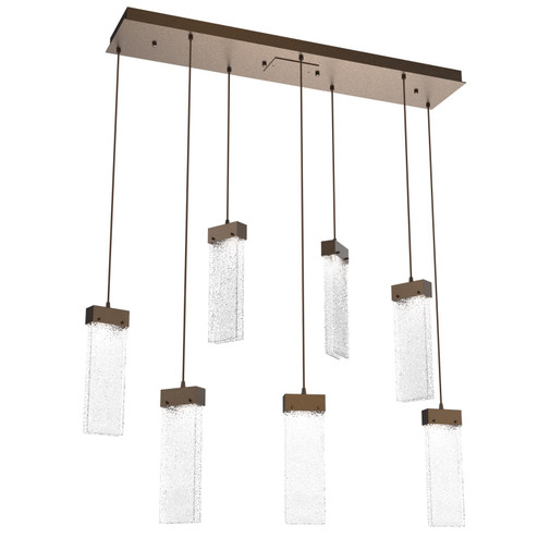 Parallel LED Pendant in Flat Bronze (404|PLB0042-07-FB-CR-C01-L1)