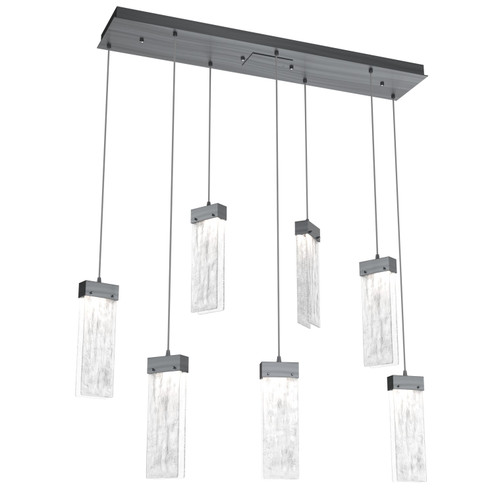 Parallel LED Pendant in Gunmetal (404|PLB0042-07-GM-CG-C01-L3)