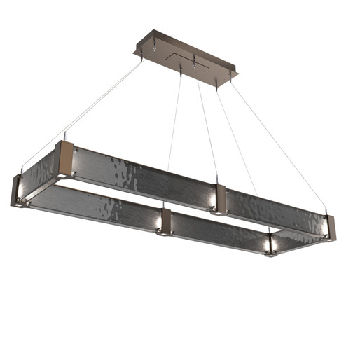 Parallel LED Chandelier in Flat Bronze (404|PLB0042-R2-FB-SG-CA1-L3)