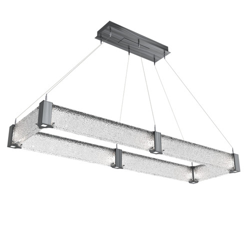 Parallel LED Chandelier in Gunmetal (404|PLB0042-R2-GM-CR-CA1-L1)