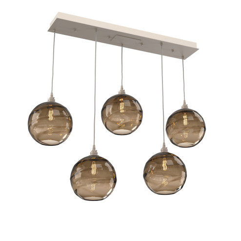 Terra Linear Pendant in Beige Silver (404|PLB0047-05-BS-OB-C01-E2)