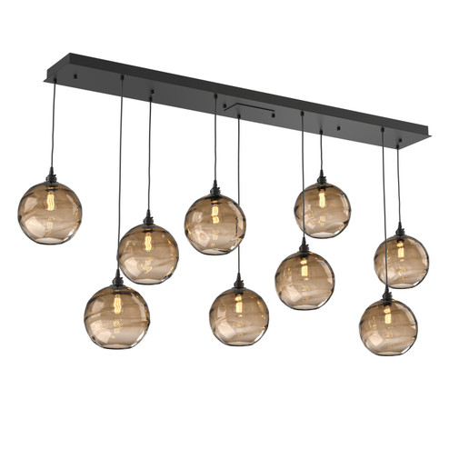 Terra Linear Pendant in Matte Black (404|PLB0047-09-MB-OB-C01-E2)